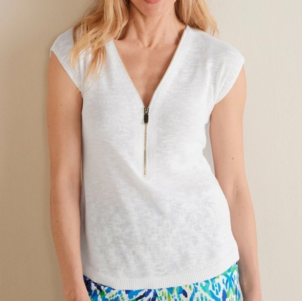 Soft Surroundings Valentina Short Sleeve Sweater Size XL - Picture 1 of 7